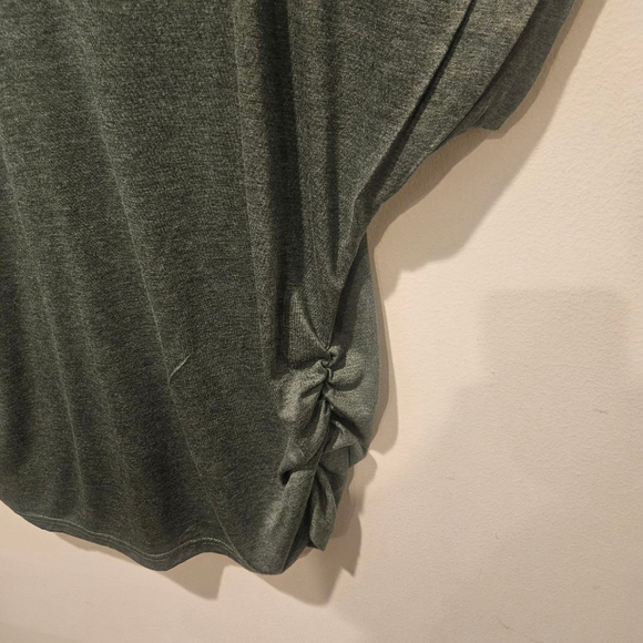 Women's SHEIN Curve Green Short Sleeve V-Neck Dolman Top 3XL - Picture 7 of 9